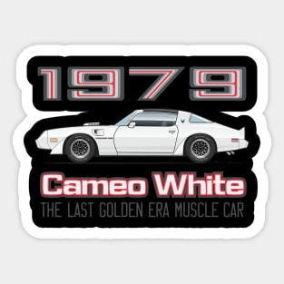 Factory Colors-Cameo White w. Argent Graphics Sticker